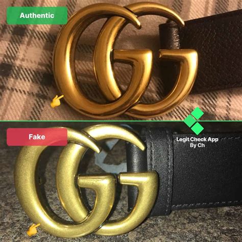 real vs fake gucci belt double g|how to check gucci belt.